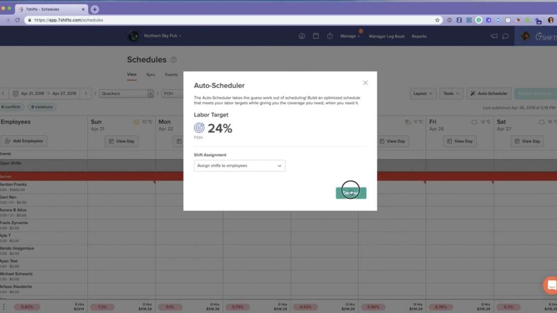 image of the video on 7shifts