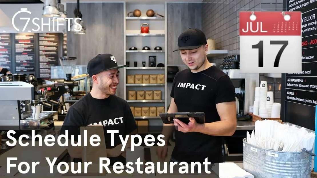 7 Types of Work Schedules For Your Restaurant video thumbnail