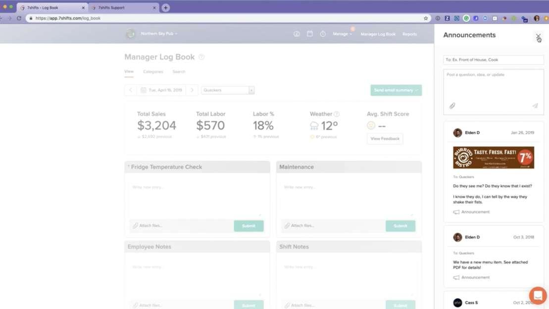 Announcements video thumbnail