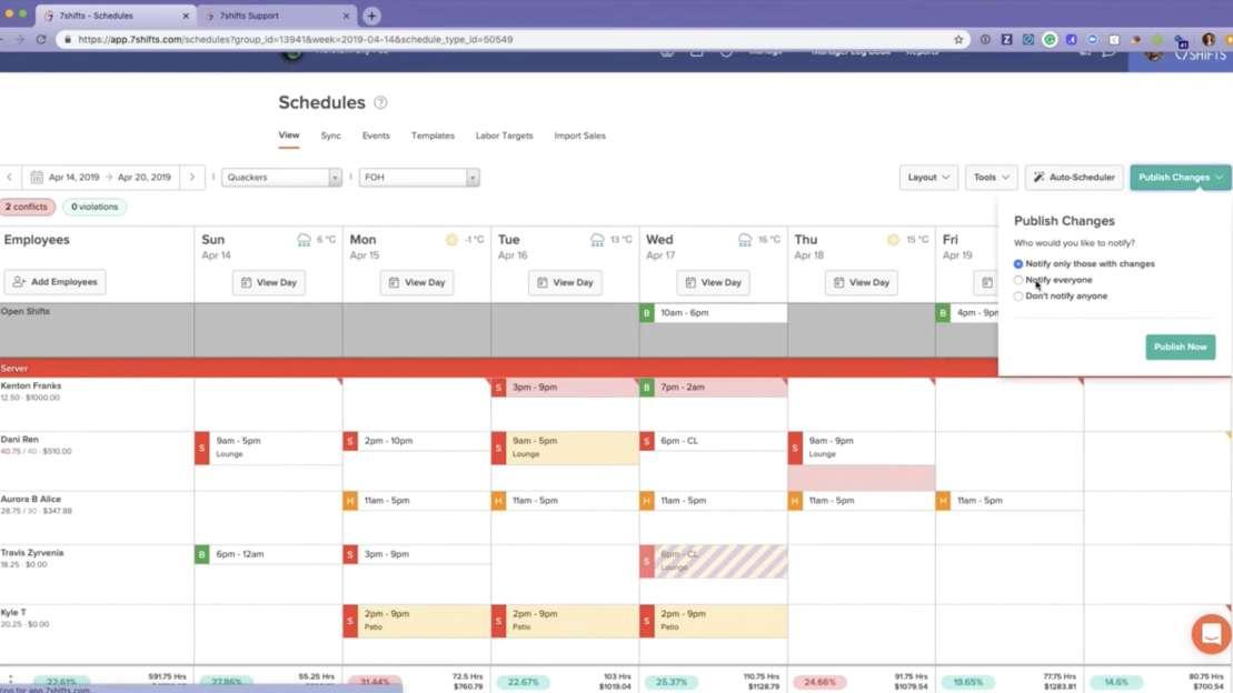 image of the video on 7shifts