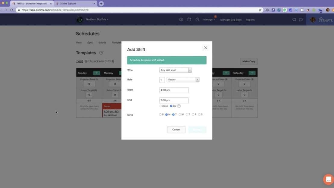 image of the video on 7shifts